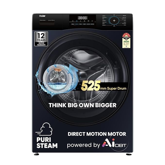 Haier 9 kg 5 Star Front Load AI-DBT