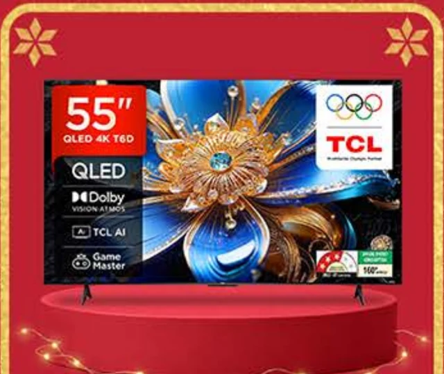 TCL 55" 4K QLED Google (T6D)