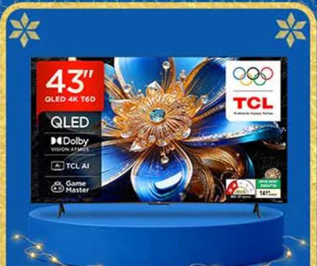 TCL 43" 4K QLED Google (T6D)