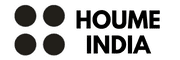 "Home India Logo - The emblem of Home India, an online interior design company offering courses and fostering a community for aspiring interior design students."
