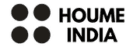 "Home India Logo - The emblem of Home India, an online interior design company offering courses and fostering a community for aspiring interior design students."