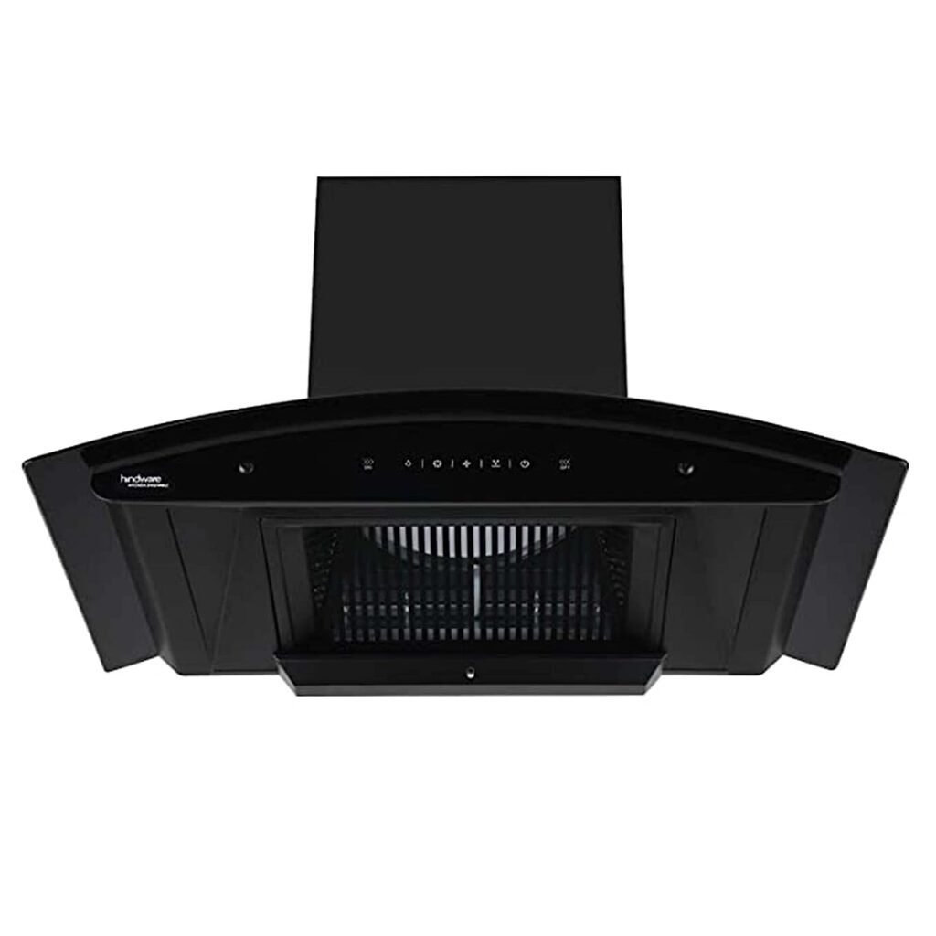 डक चिमनी और डकलेस चिमनी Hindware 90cm Chimney- Best chimney for kitchen in India