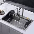 water fall kitchen sink image