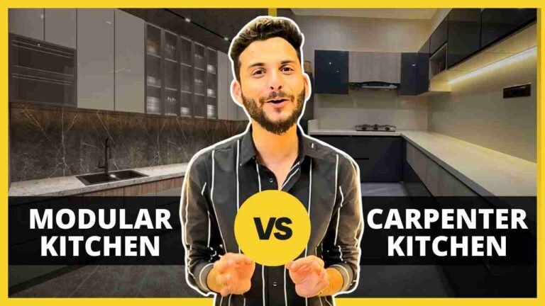 Modular kitchen vs Carpenter made kitchen