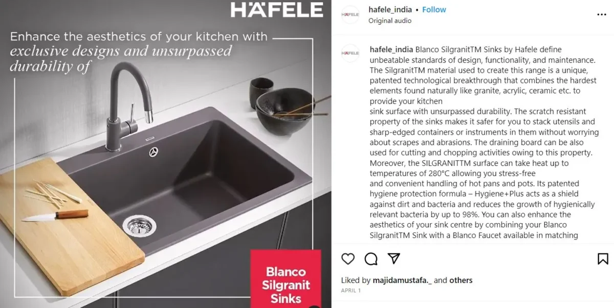 kitchen sink HoumeIndia