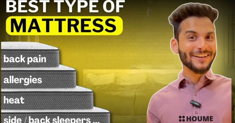 What type of Mattress to buy for Back Pain, Heat, Allergies? Best Mattresses in India by need
