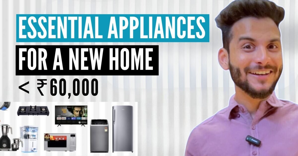 appliances for a new home