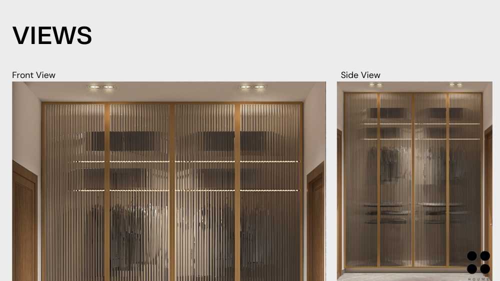 Closet views
Sliding wardrobe 2
Hemant Ji I Ahmedabad I Guest Bedroom