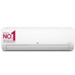 An LG DUAL Inverter air conditioner against a white background.