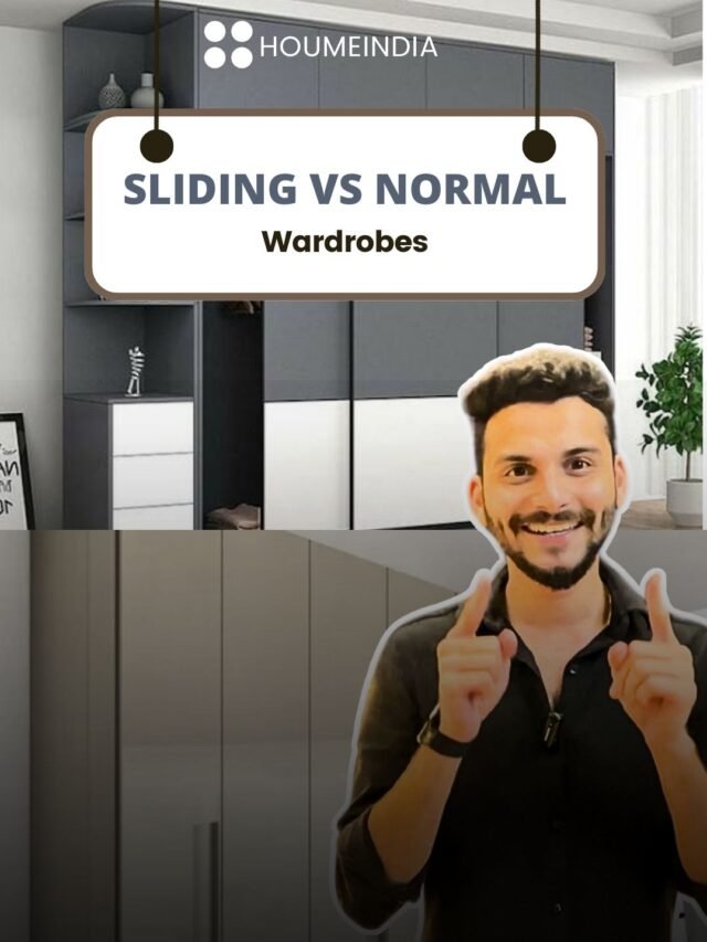 normal wardrobe vs sliding wardrobe