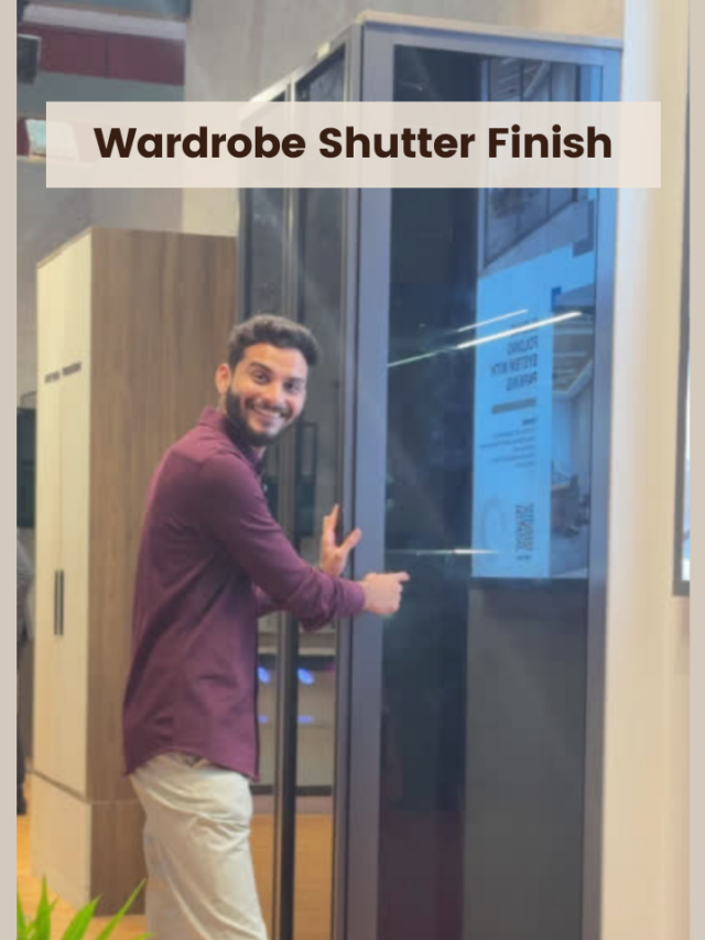 wardrobe shutter finish