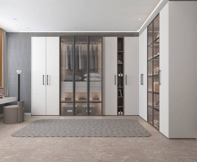 Wardrobe shutter,shutter wardrobe doors,shutters for wardrobe doors,glass profile shutter wardrobe,cane wardrobe shutters HoumeIndia