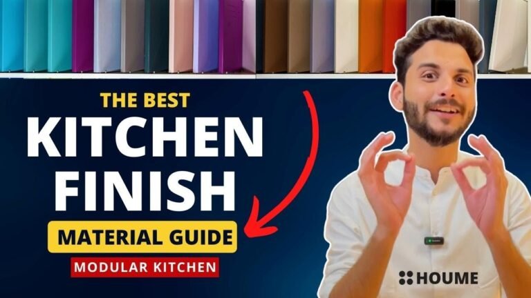 The Ultimate Guide to Modular Kitchen Finishes: Style Meets Durability