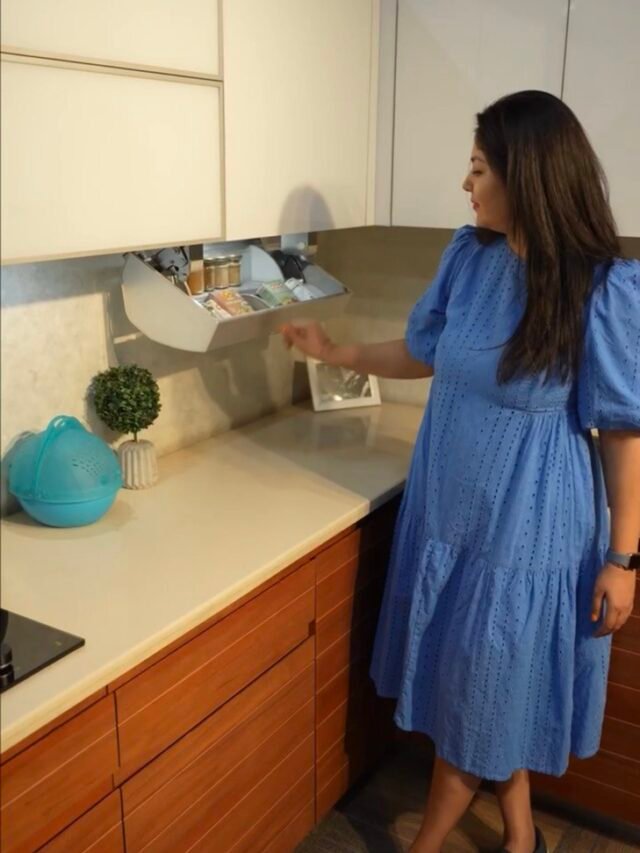 Must-Have Accessories for 2024,Pantry Powerhouse,pantery organizing,rollingshutter,GTPT Unit,Samrt Knif and Spaice Storage,wine rack HoumeIndia