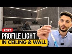 how to install led light strips on wall – profile light in wall by houmeindia