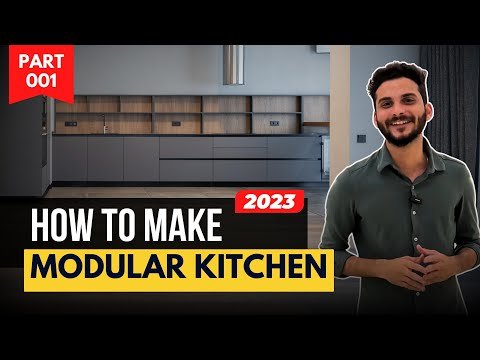 Modular kitchen making process 😳- part 1 i how to make modular kitchen in 2024 i houmeindia