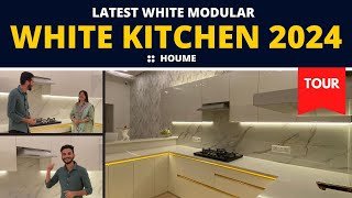 Timeless Elegance: Exploring a White Modular Kitchen Design in 2024