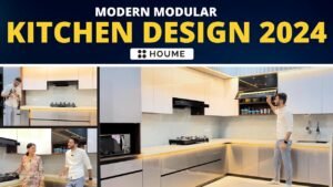 kitchen tour : Modular Kitchen tour video for 2024 I Modern modular kitchen design ideas in hindi – #houmeindia