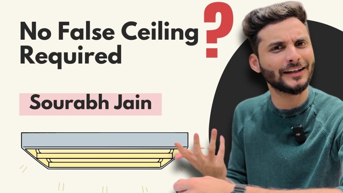 Houme India's tips on upgrading lighting with profile lights, no false ceiling required.