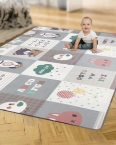 Play Nation Premium Double Sided Waterproof Play Mat for Babies