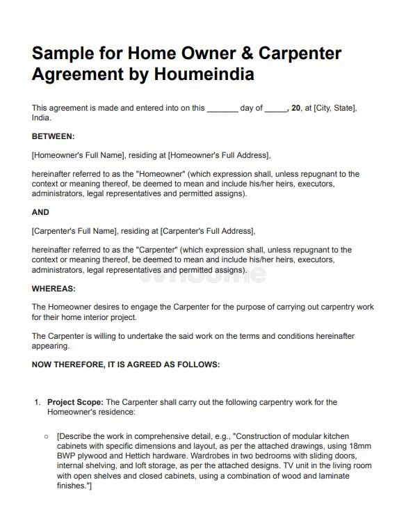 Sample_for_Home_Owner_&_Carpenter_Agreement_by_Houmeindia_1