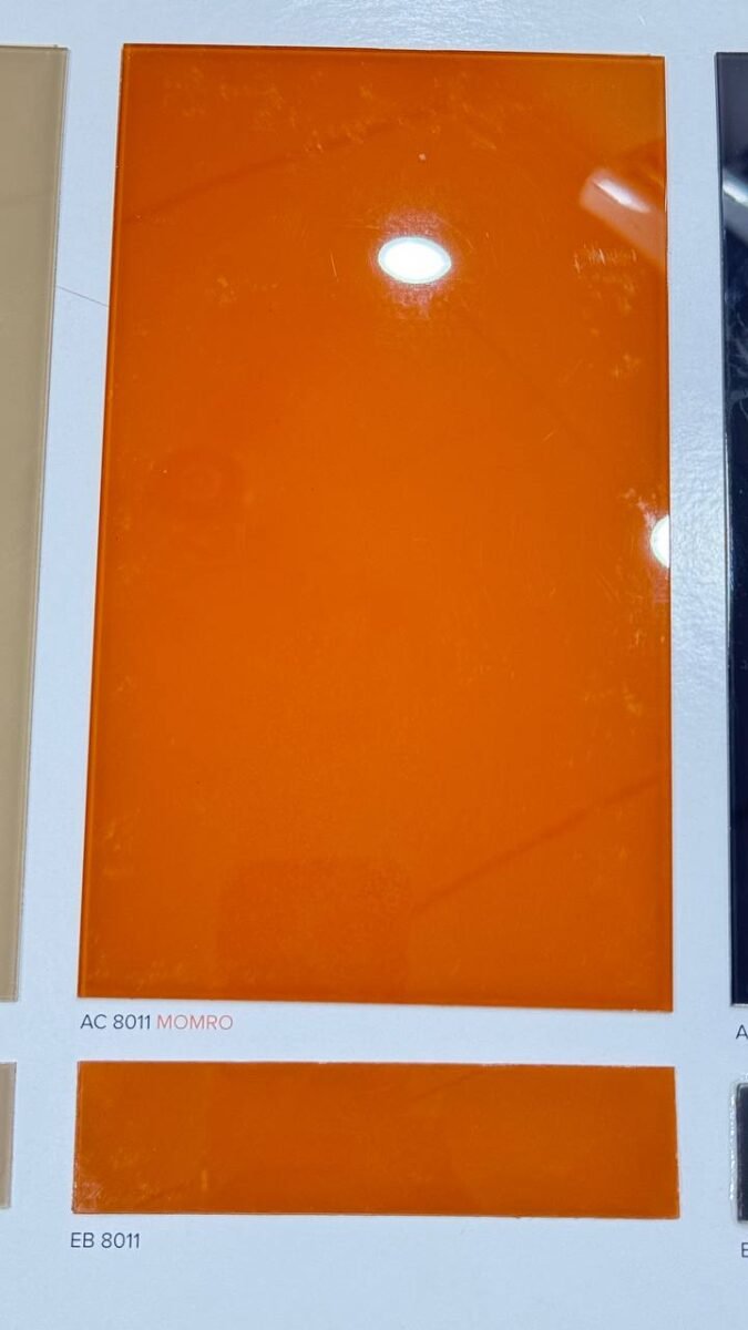 Colour - Orange Acrylic - 1.5mm Brand - Alimo 6H AC8011 - MOMRO