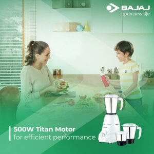 Bajaj Rex Mixer Grinder 500W 4