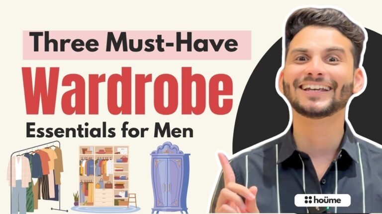 Three Must-Have Wardrobe Essentials for Men