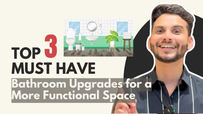 3 Essential Bathroom Upgrades for a More Functional Space