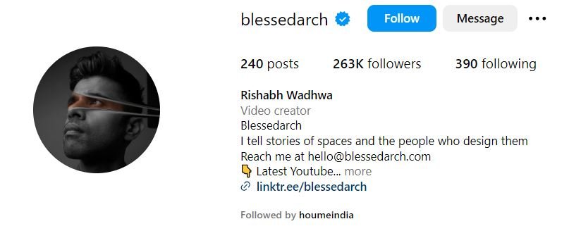 Rishabh Wadhwa (@blessedarch): The Visionary Designer