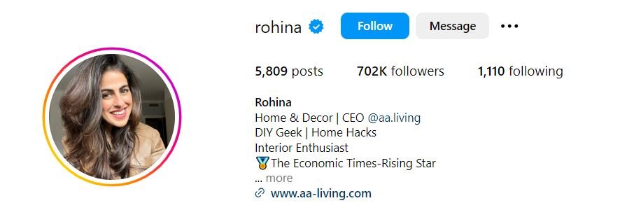 Rohina Anand Khira (@rohina): A Modern Design Aesthetic