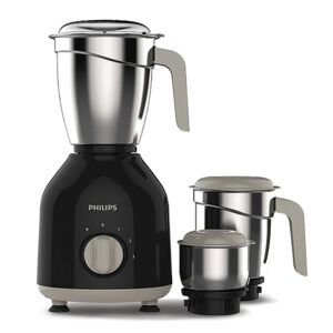 Philips HL7756-01 750 Watt Mixer Grinder, 3 Stainless Steel Multipurpose Jars with 3 Speed Control and Pulse function 1