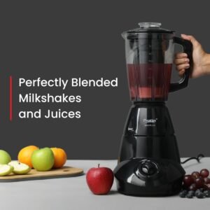 Prestige Iris Plus 750 W Mixer Grinder With 4 Jars (3 Stainless Steel Jars+ 1 Juicer Jar) 4 Super Efficient Stainless Blades 2 Years Warranty Black, 750 watts 5