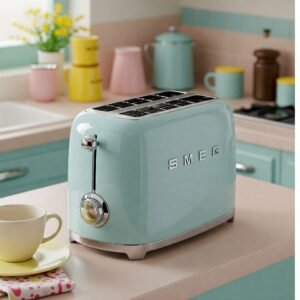 Smeg 50s Retro Style Toaster, a stylish toaster with a unique design.