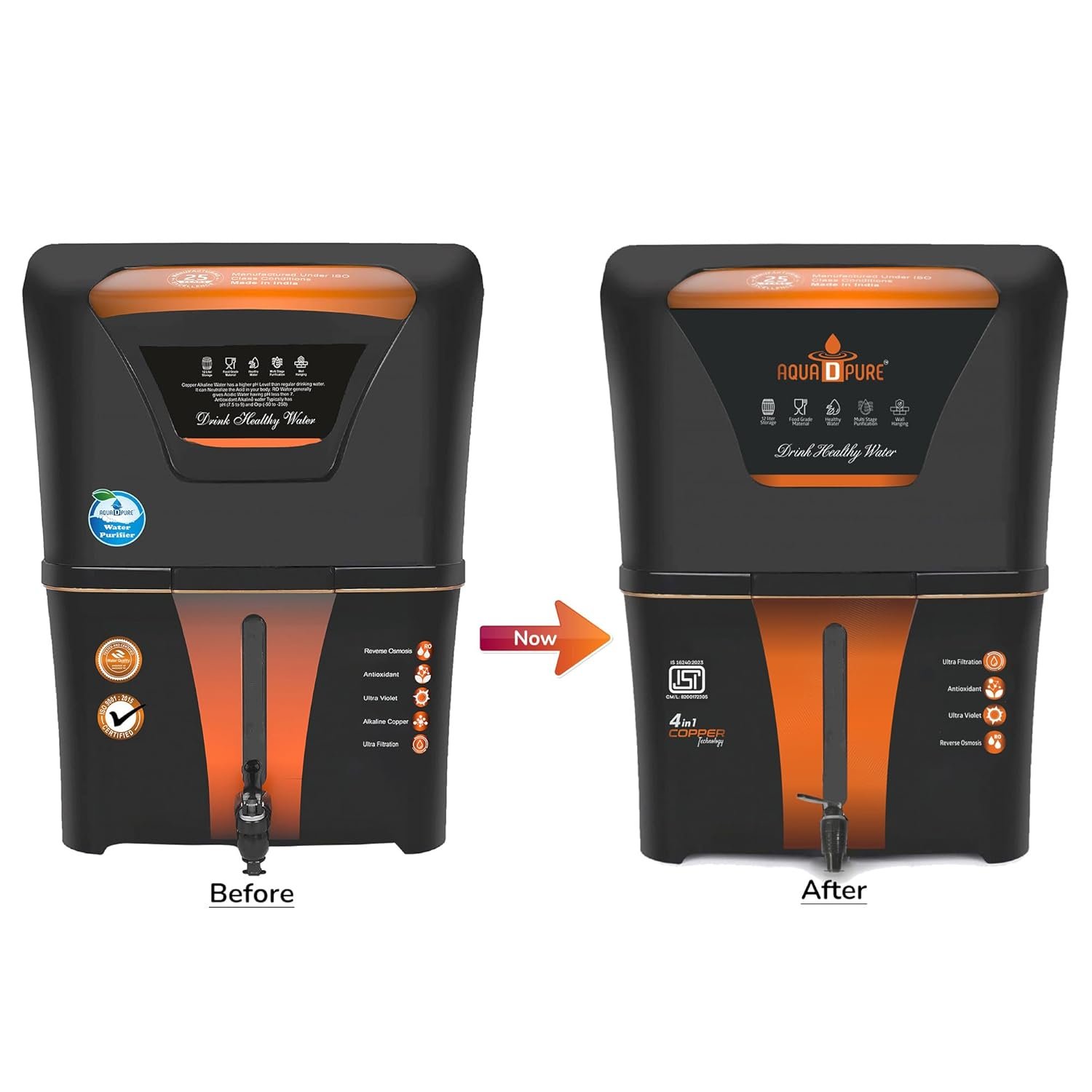 AQUA D PURE 4-in-1 Copper RO - Bhide