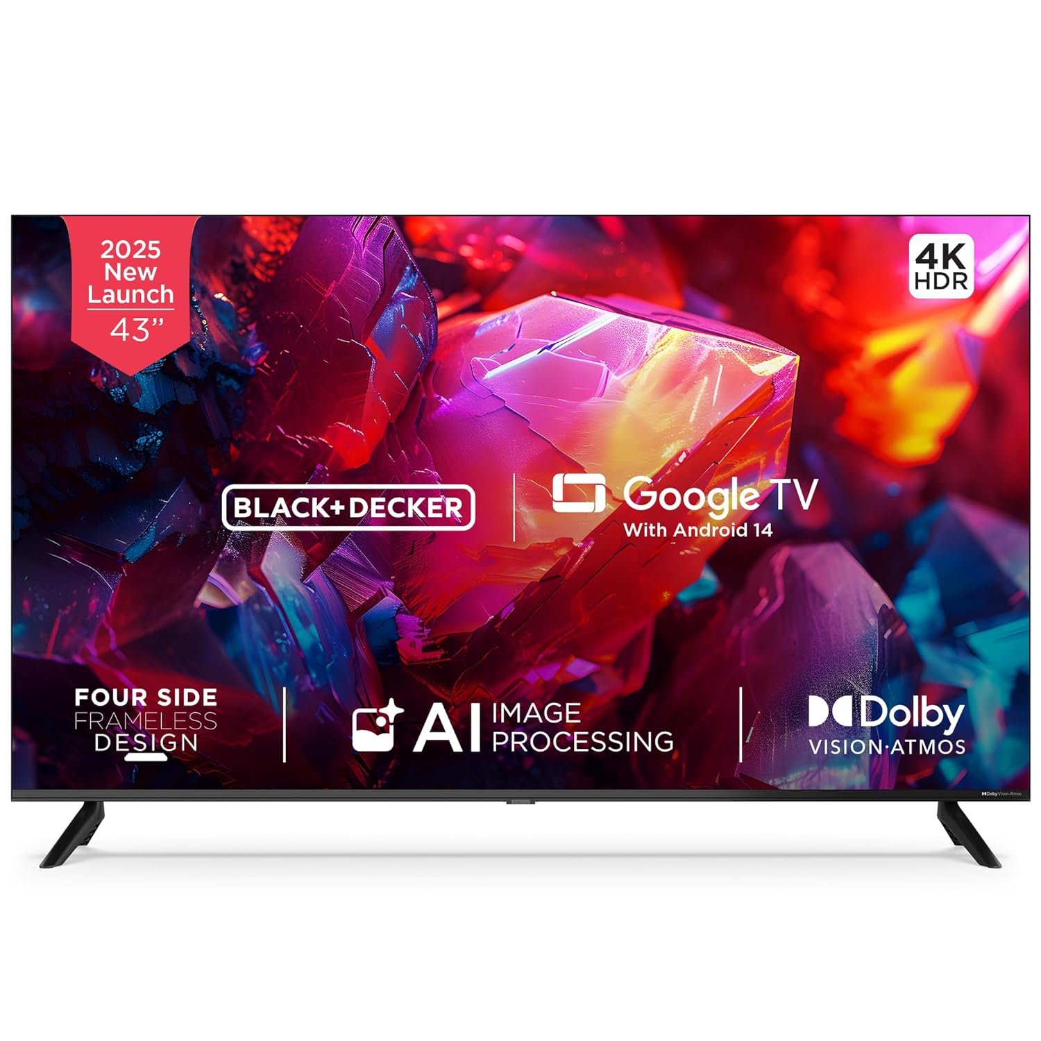 BLACK+DECKER A1 Series Google TV product image. BLACK+DECKER A1 Series Google TV (BXTVGU43UD2875ATIN)