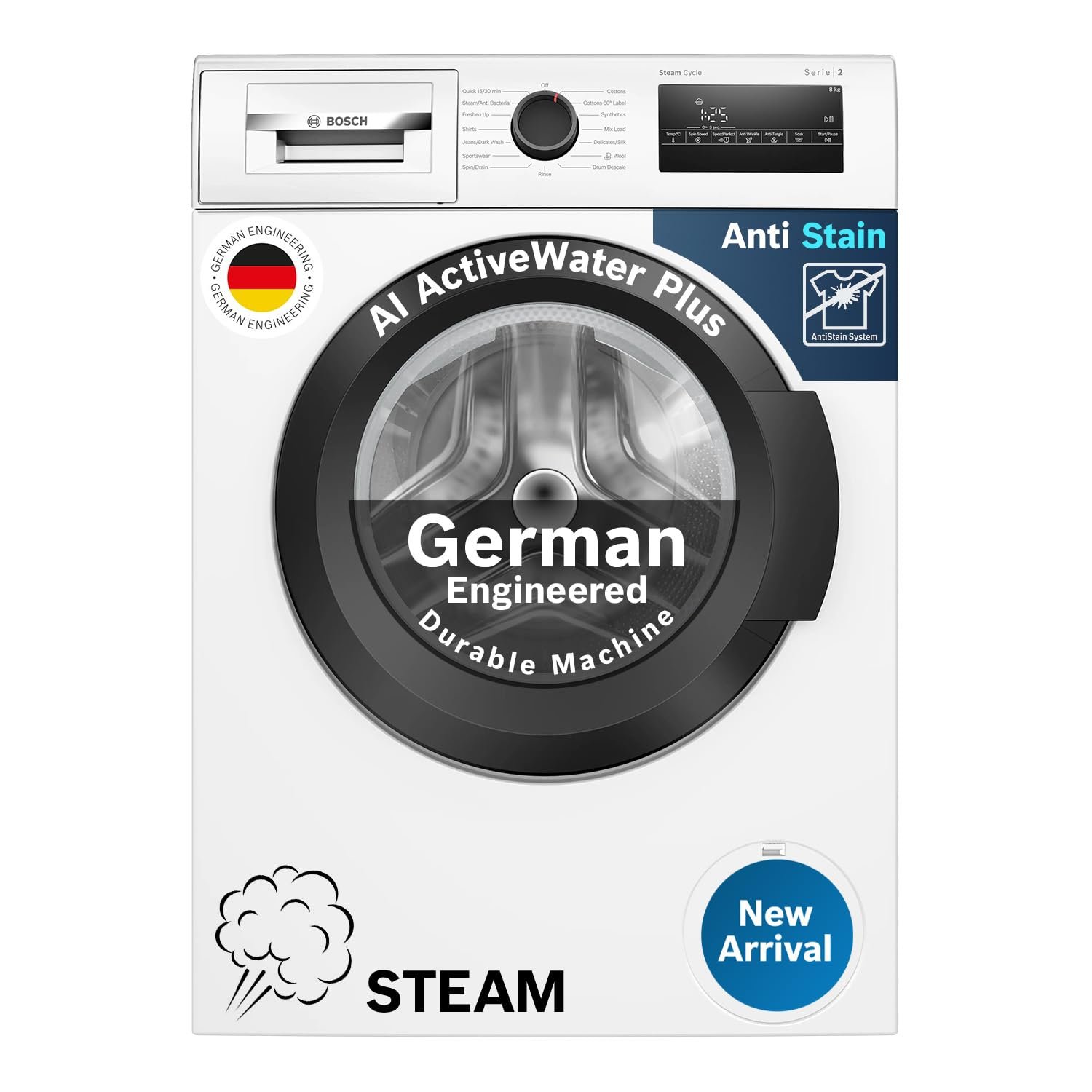 Bosch 8Kg AI ActiveWater