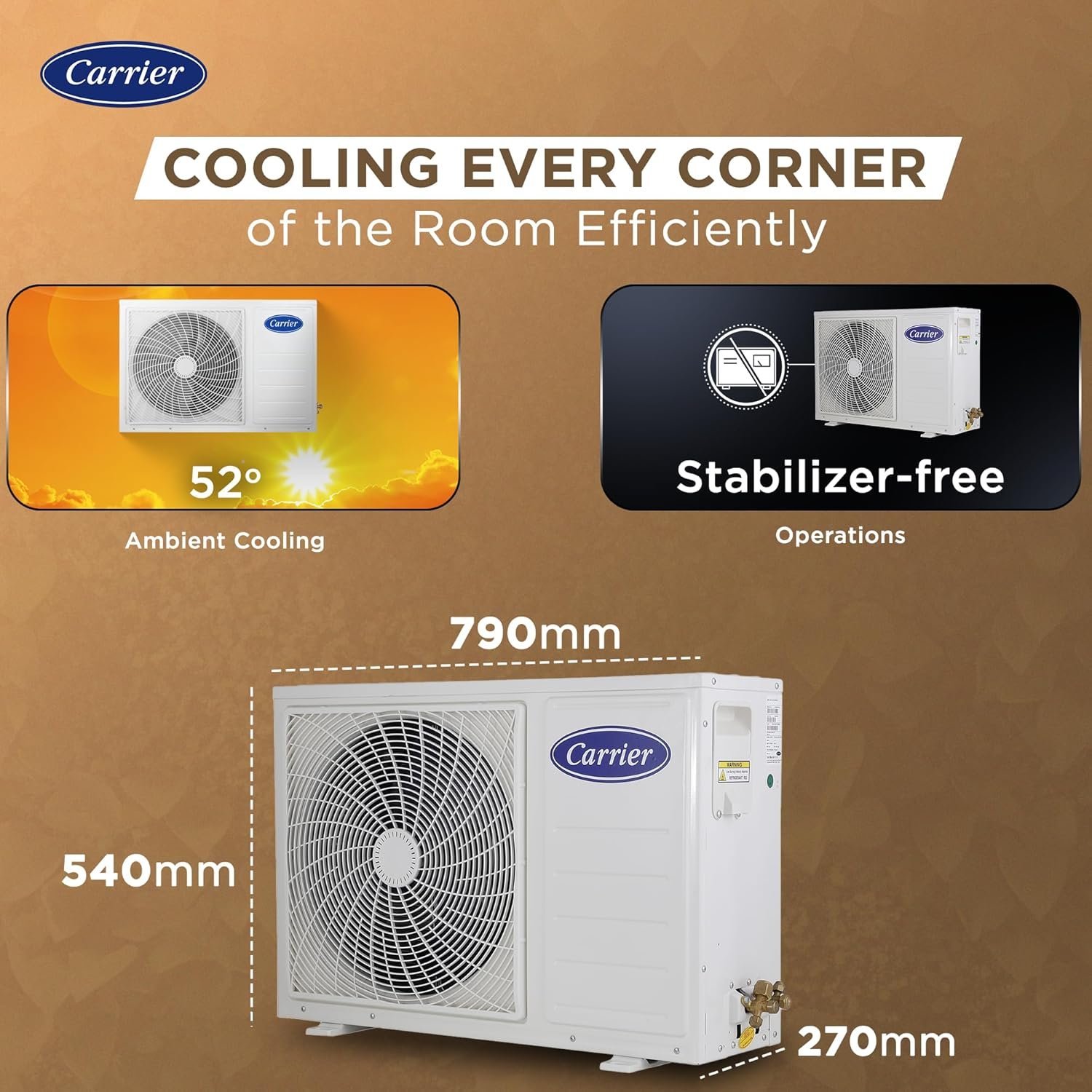 Carrier 1.5T 5★ AI Flexicool AC (CAI18ES5R34F0) - Jethalal - View 2