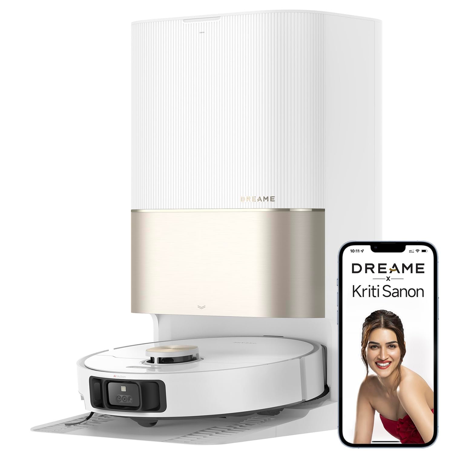 Click to enlarge. Dreame X40 Ultra product image - Front view. Dreame X40 Ultra - Front view
