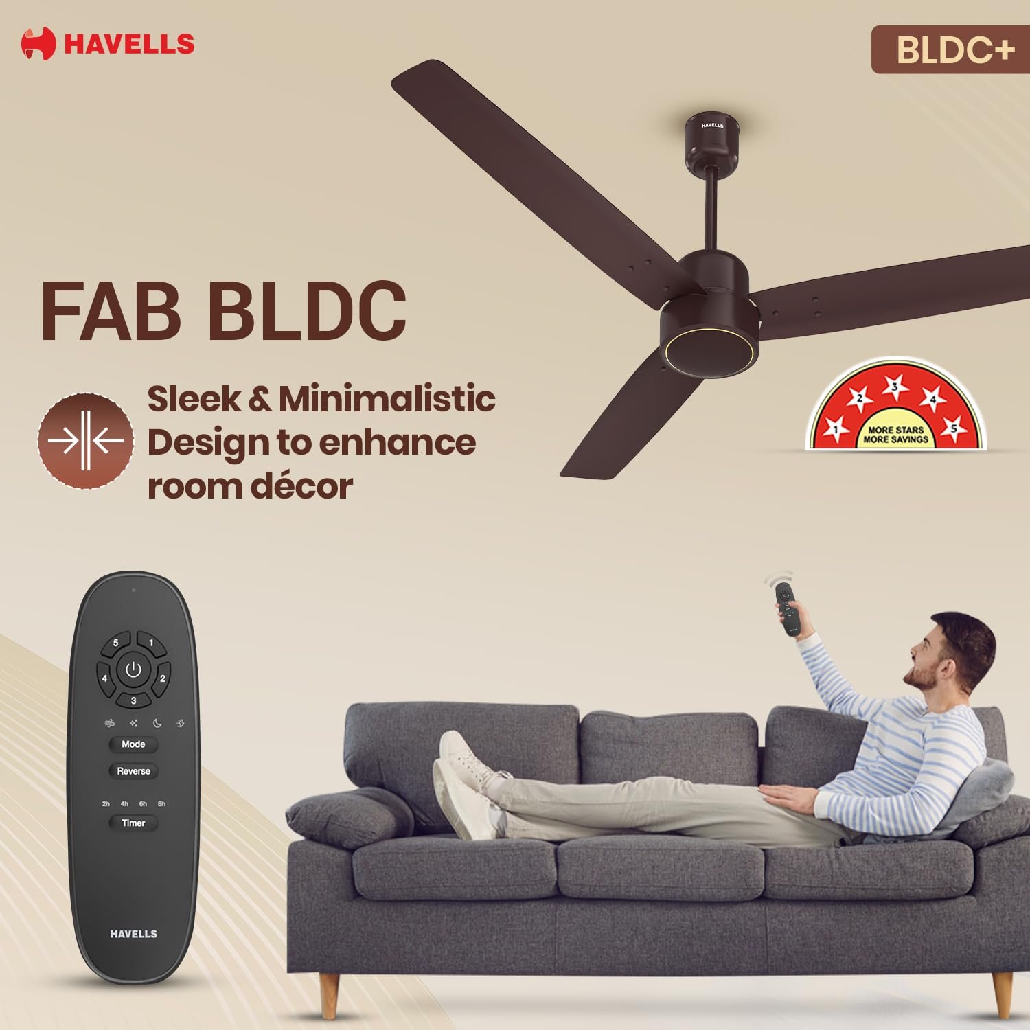 Havells FAB BLDC 1200mm product image. Havells FAB BLDC 1200mm feature 2