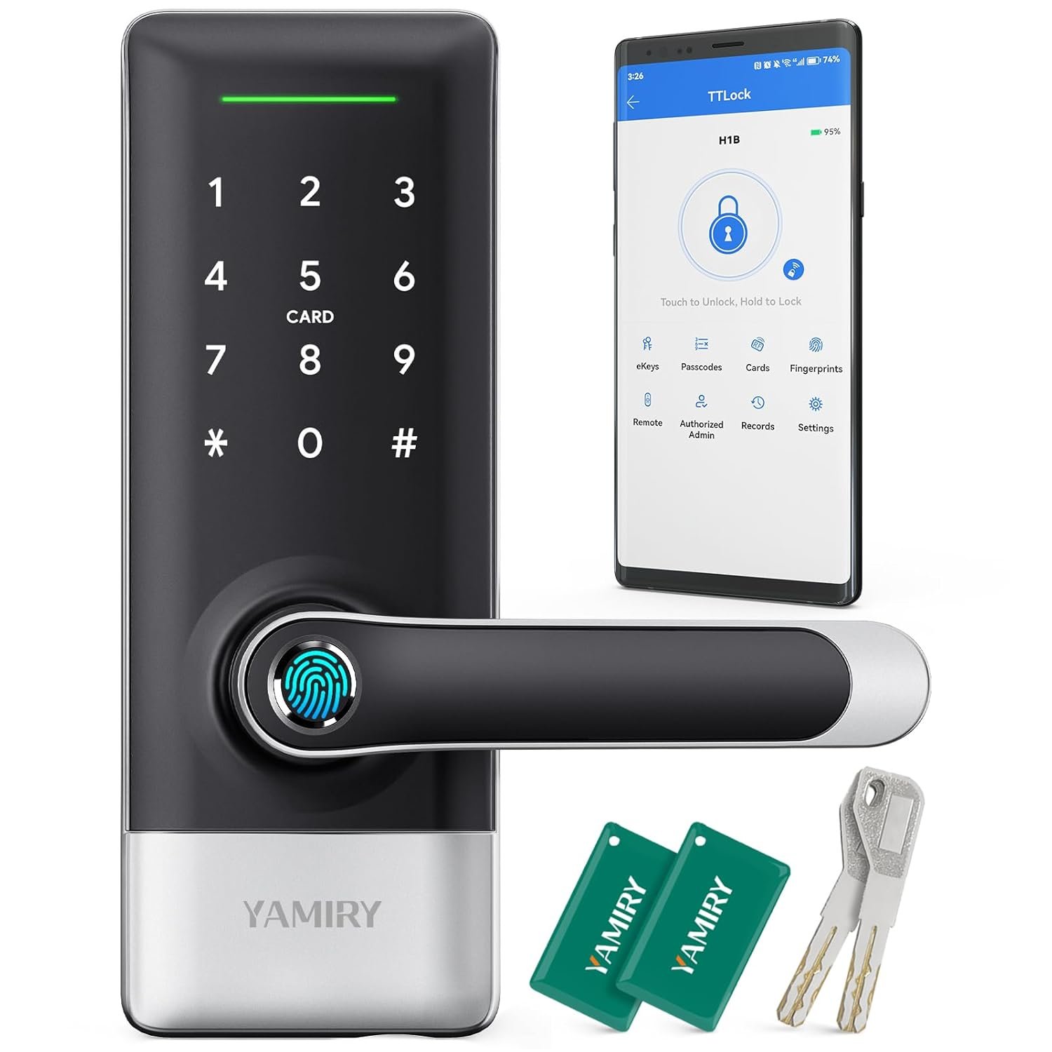 LAVNA Keyless Entry Smart Lock product image. LAVNA Keyless Entry Smart Lock