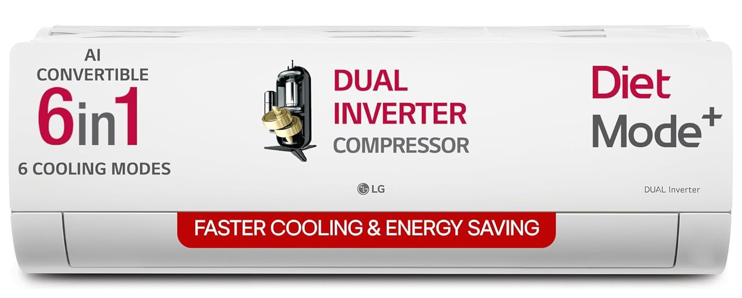LG 1.5 Ton 5★ AI DUAL Inverter AC (RS-Q19YNZE) - Jethalal - View 2