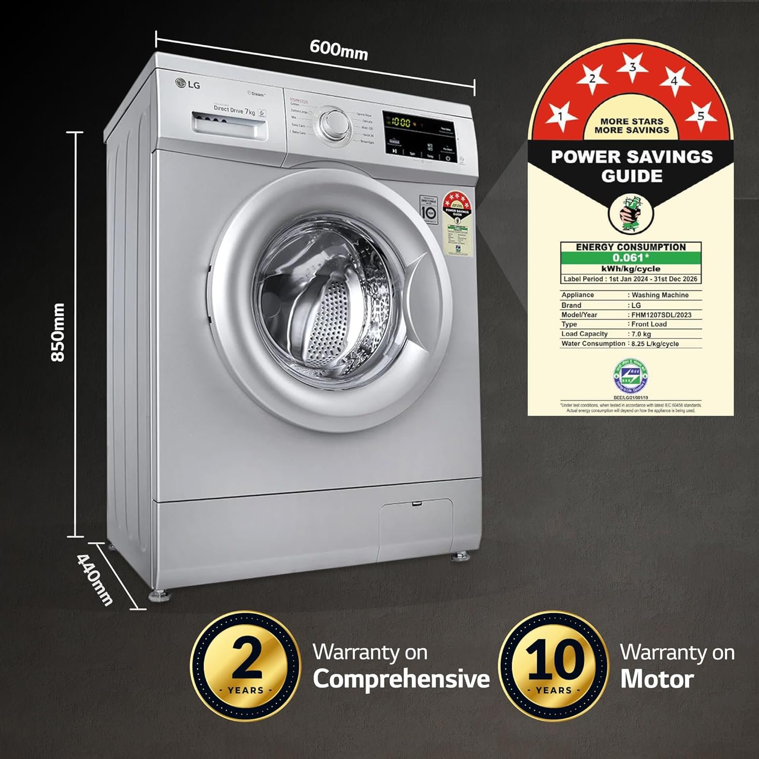 LG FHM1207SDL Washing Machine