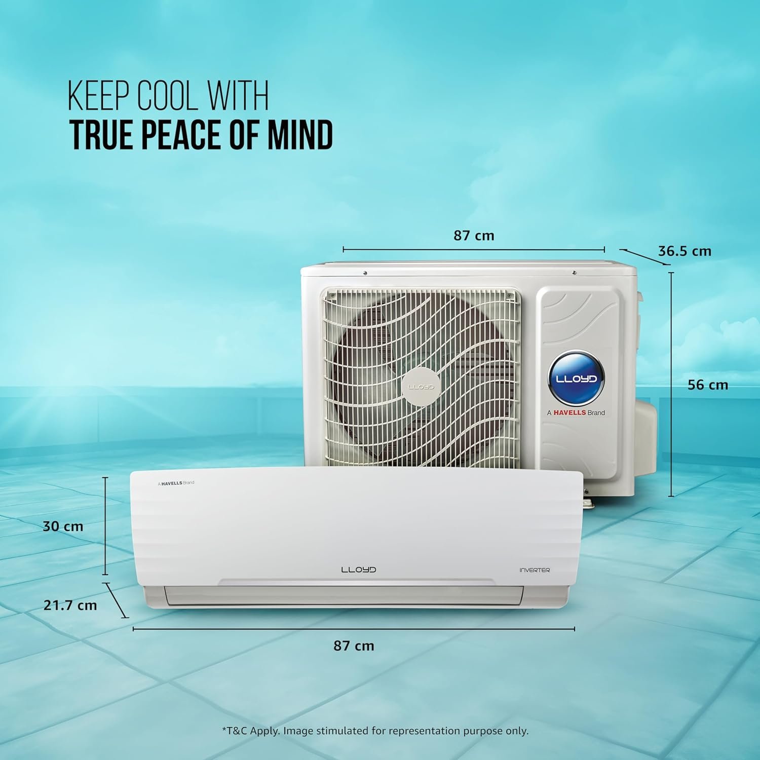 Lloyd 1.5 Ton 3★ Inverter AC (GLS18I3FWAGC) - Bhide - View 3