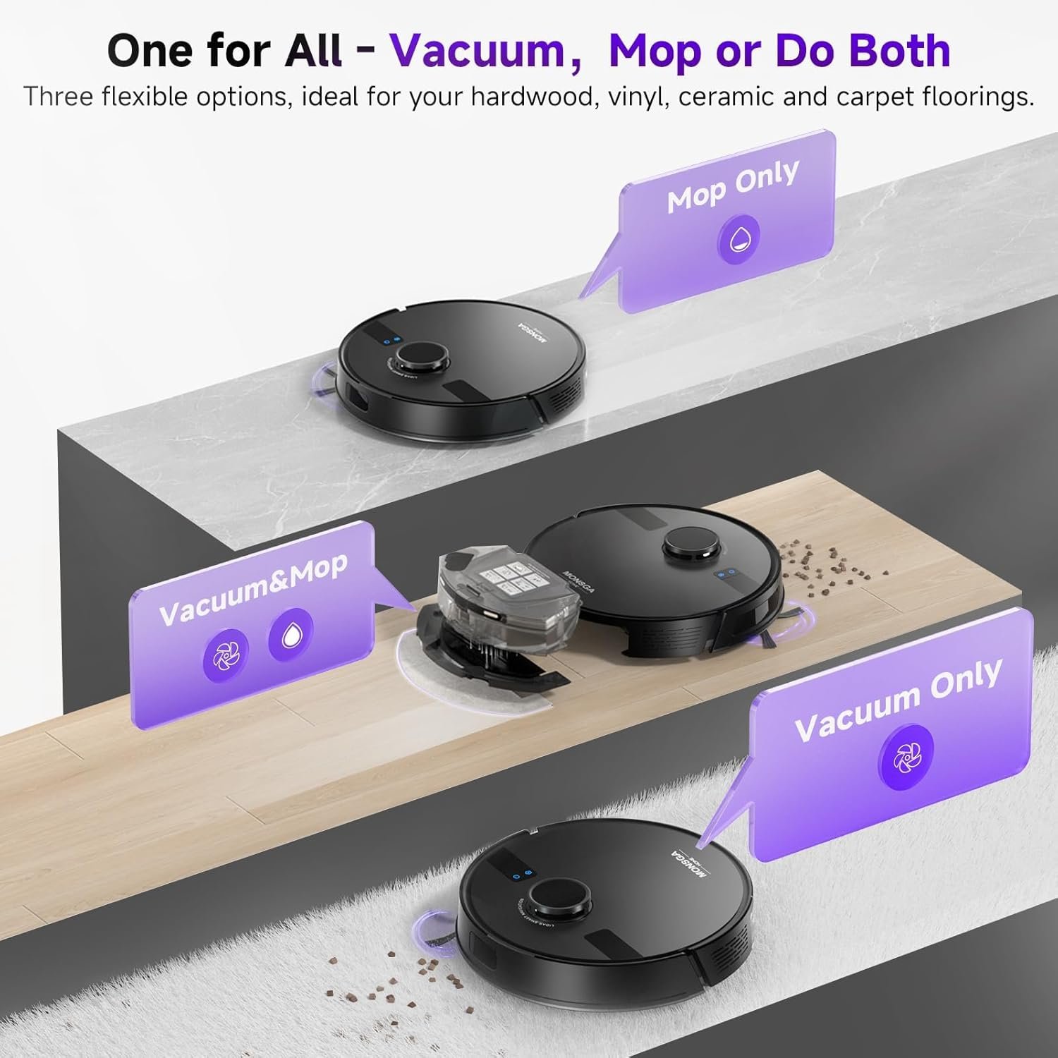 View MONSGA Robot Vacuum MONSGA Robot Vacuum thumbnail