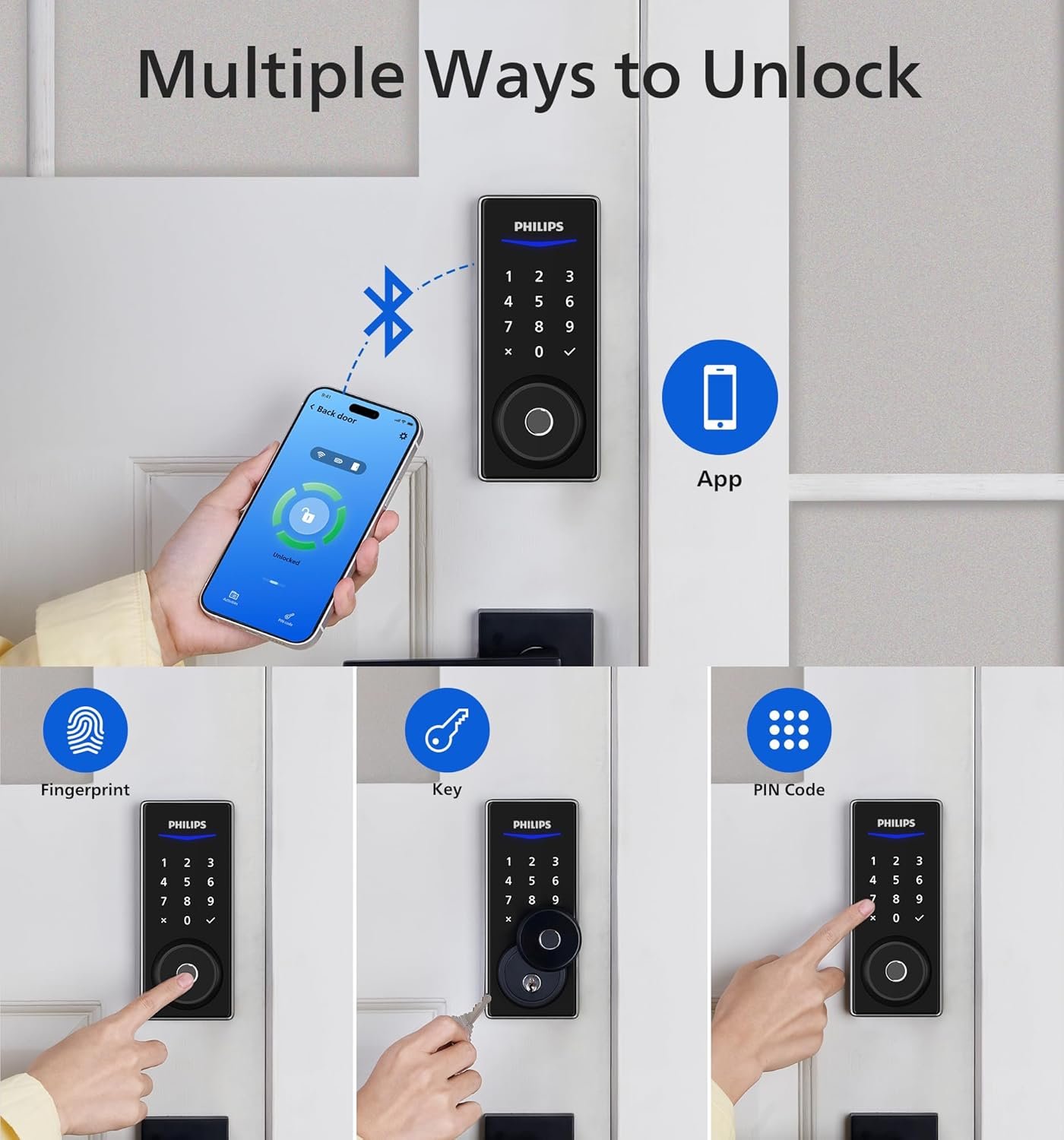 Deadbolt mechanism of the Philips smart lock. Philips Lock - Deadbolt Mechanism