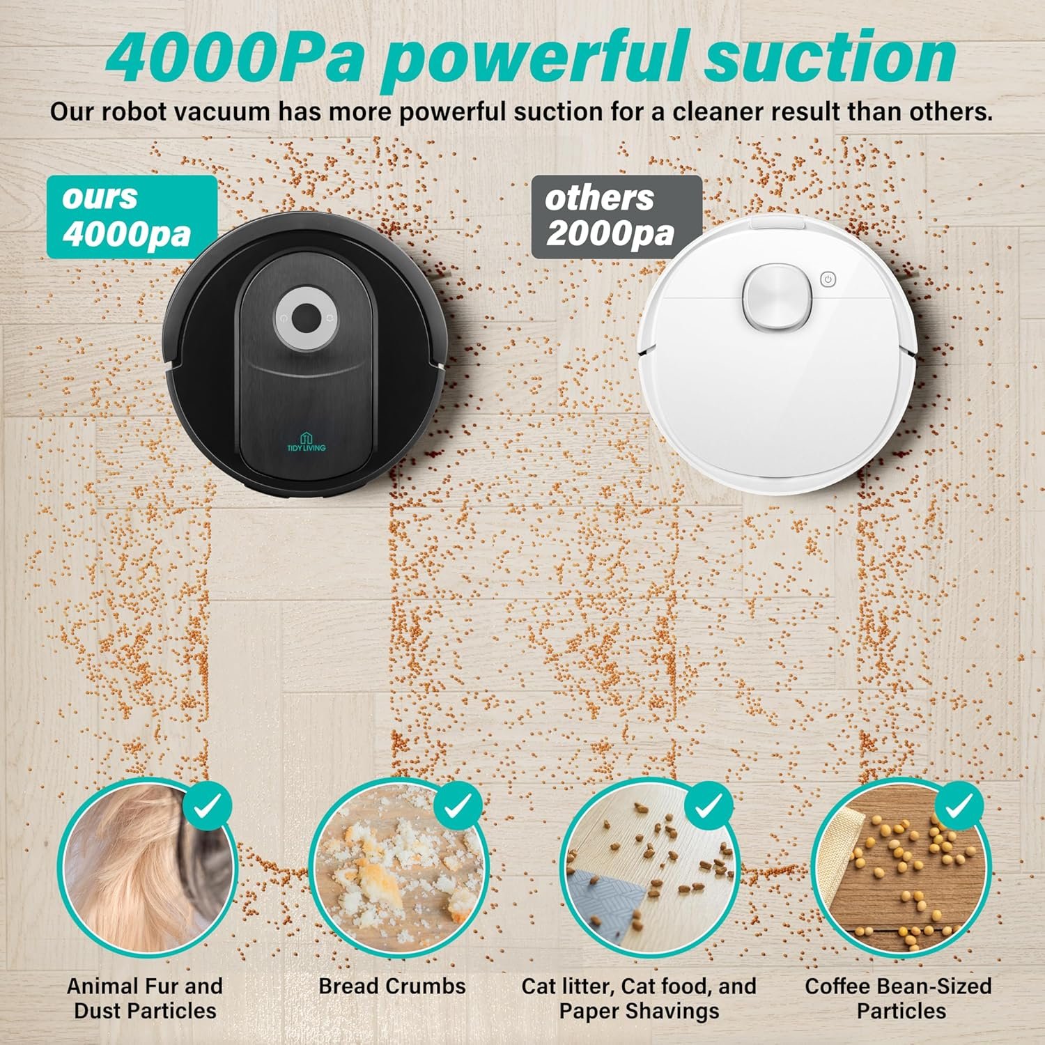 View Robot Vacuum & Mop Combo 4000Pa Robot Vacuum & Mop Combo 4000Pa thumbnail
