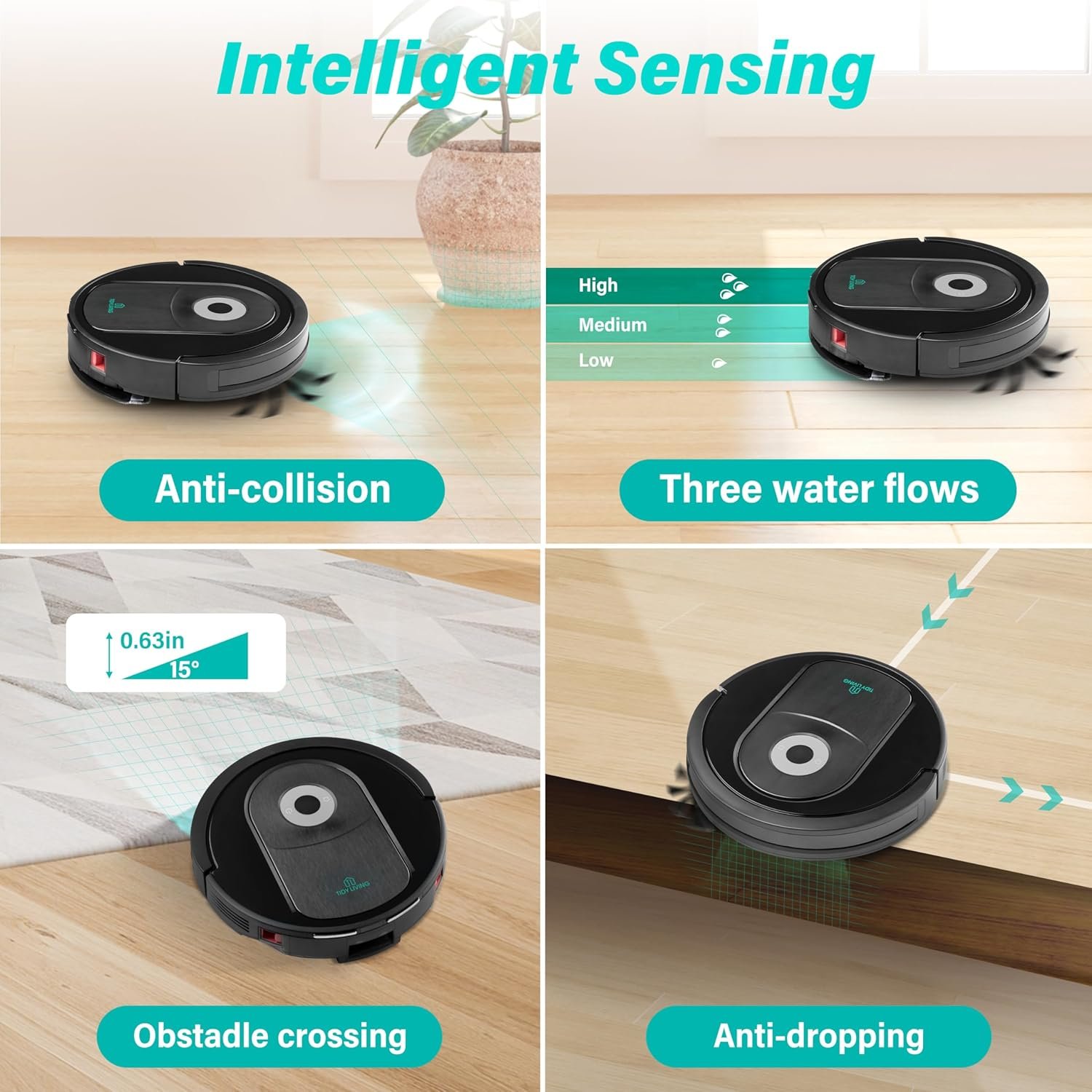 View Robot Vacuum & Mop Combo 4000Pa Robot Vacuum & Mop Combo 4000Pa thumbnail