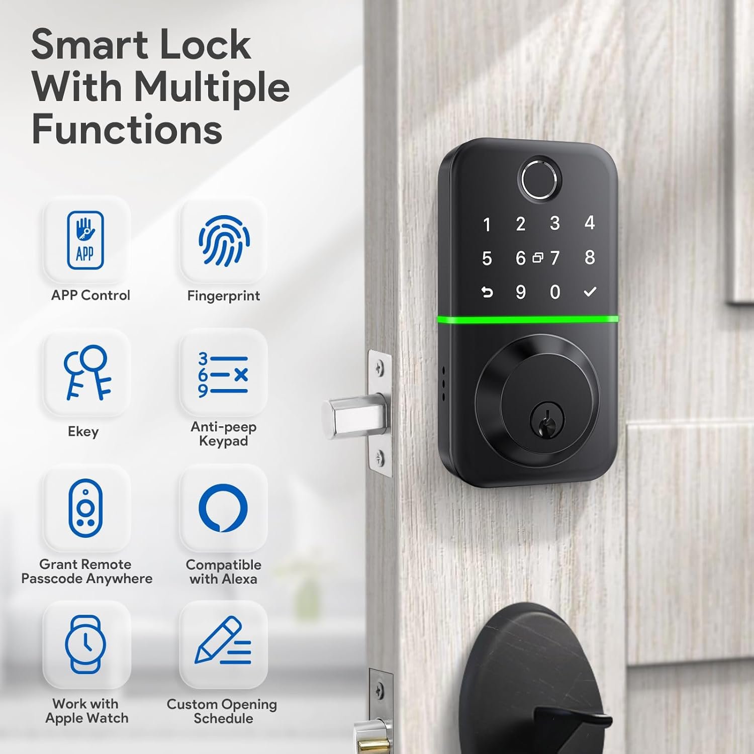 Bluetooth app connectivity for the smart deadbolt. Smart Deadbolt - Bluetooth App