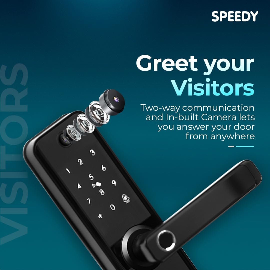 Keypad entry on the Speedy Atom-i lock. Speedy Atom-i - Keypad Entry